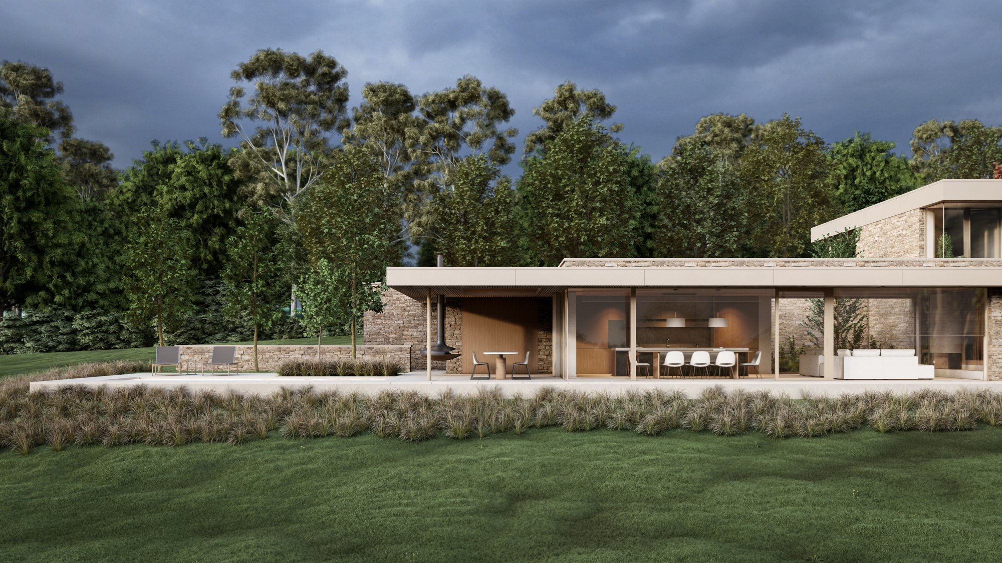 Fisset - Façade jardin